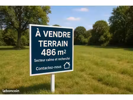 terrain 486 m² la bouilladisse