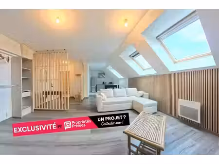 anzin  exclusivité  studio style loft 45 m² avec parking sécurisé