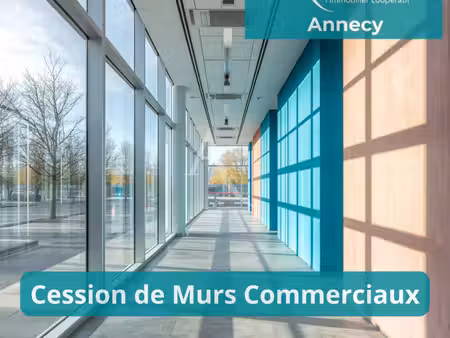 cession de murs commerciaux - environ 400 m² - zone commerciale
