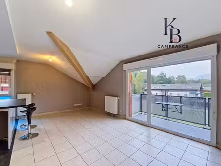 saint martin bellevue - a louer - t3 avec garage - location meublée