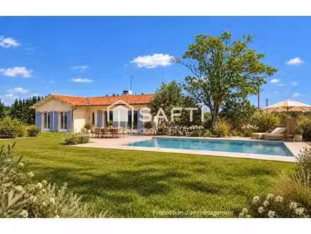 maison sur 3 000 m² de terrain constructible