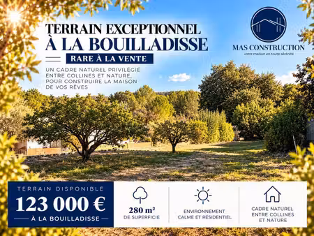 terrain constructible neuf à vendre