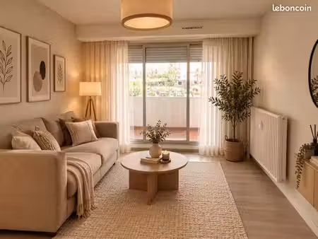 appartement studio carnon vue dégagée