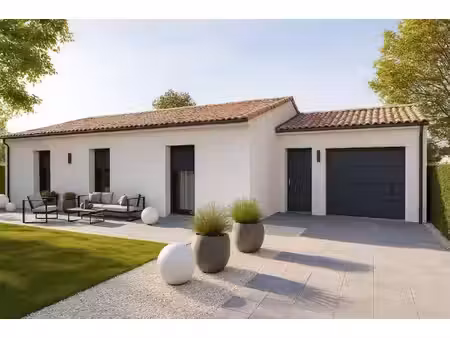 terrain avec maison neuf à vendre