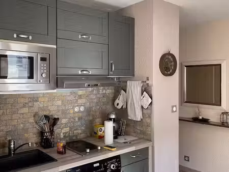 charmant appartement meuble en centre ville avec place de parking privative securisee en s