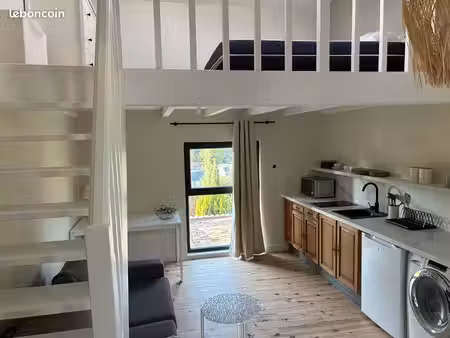 studio meublé rénové avec mezzanine et terrasse privative – écully