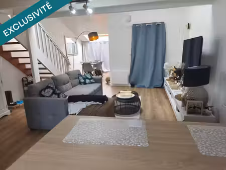 concarneau  proche de toutes les commodités  duplex  refait à neuf  grande cave carrelée