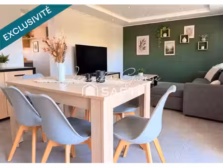 superbe appartement de 85 m² rénové à neuf avec balcon et cave