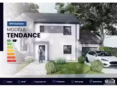 vente maison neuve 5 pièces 110 m² à nemours (77140)  247 171 €