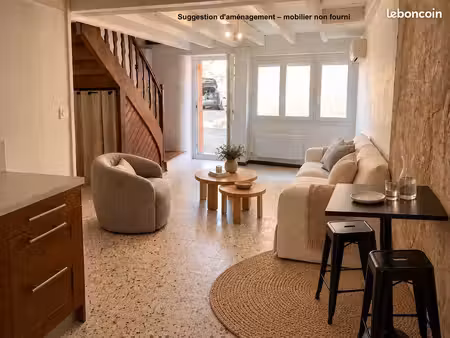 grazac – maison de village t3 – 52 m² – 2 chambres – location non meublée