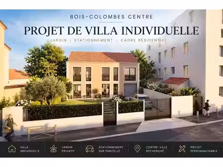 vente terrain 168 m² à bois-colombes (92270)  395 000 €
