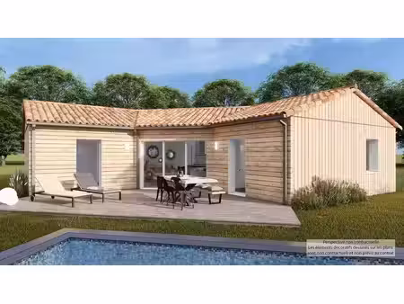 terrain avec maison neuf à vendre