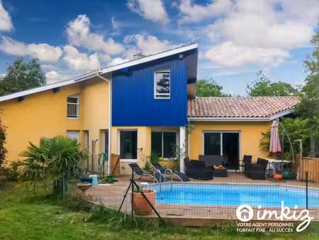 rare - maison avec piscine + terrain constructible