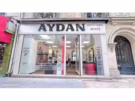 fonds de commerce 60 m² paris