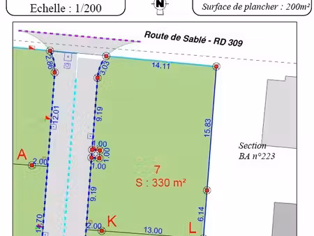 allonnes - dernier terrain a batir - baisse de prix