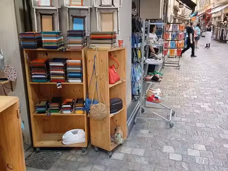 cession commerce maroquinerie cannes rue meynadier