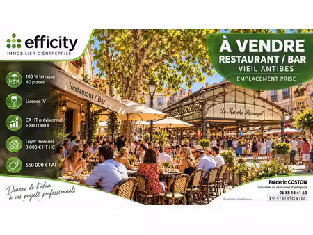 fonds de commerce restaurant  bar 34 m²