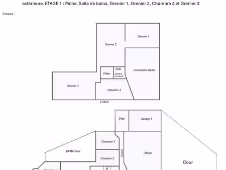 maisons en 2 secteurs 275 m2