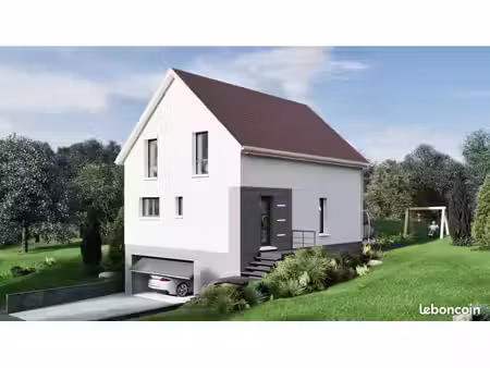 maison familiale de 120m² avec un grand garage à bourbach-le-bas