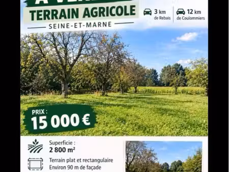 vendre terrain agricole