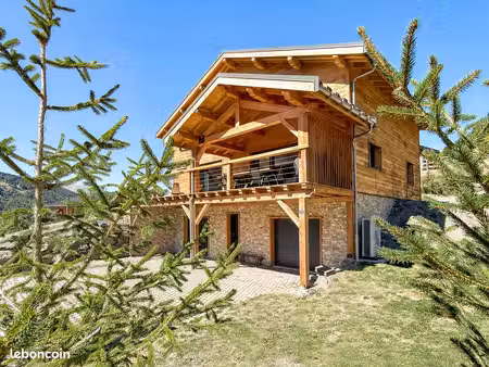 superbe chalet récent avec vue imprenable sur les massifs - valmeinier 1800