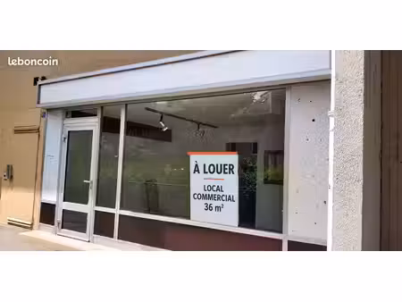 local commercial 36m² à louer - forte visibilité - faubourg maché