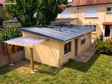 maisonnette meublée 2 pièces + jardin privatif  à 10 mns du centre d'amiens. furnished 1-b