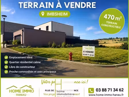 terrain à vendre