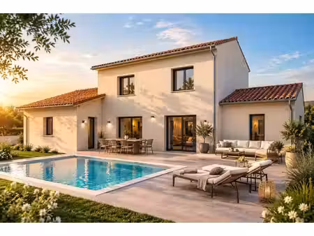 terrain avec maison neuf à vendre