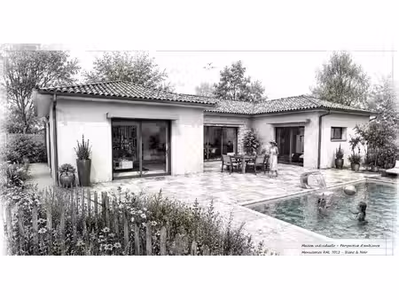 terrain avec maison neuf à vendre