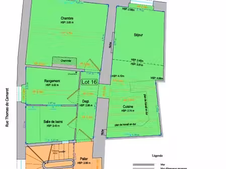 ensemble immobilier 2 logements – 97 m² – centre historique pernes-les-fontaines