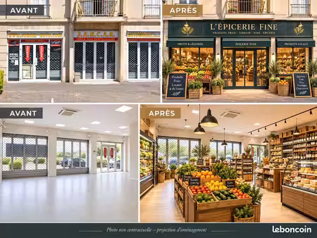 local commercial 240 m² + 2 parkings – poissy  proche rer
