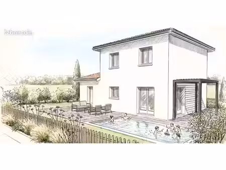 projet de construction d'une maison 93 m² avec terrain à amberieux-en-dombes (01)