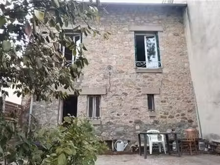 ? maison en pierres avec vue et jardin