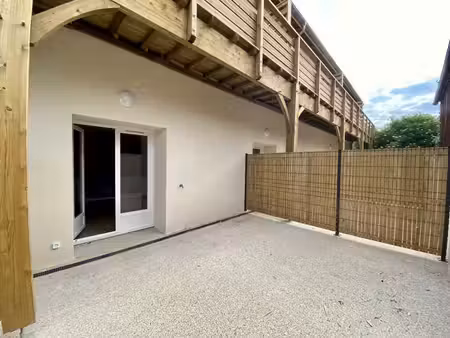 a vendre appartement loué avec terrasse - idéal investisseur