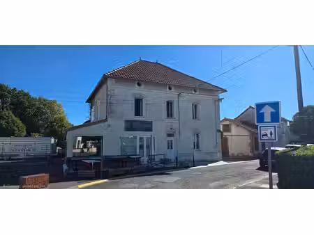 maison 120m² + commerce 76m² + granges (85 et 81m²) sur 1586m² de terrain