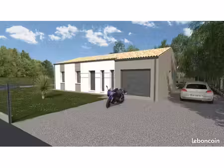 maison de 81.00 m² + un garage de 16.50 m² sur un terrain de 513 m² à chaille-les-marais e