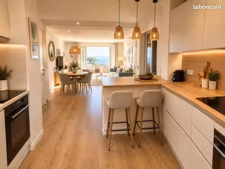 sainte-maxime – hyper centre – vue mer – 57 m² – 2 chambres – parking – terrasses