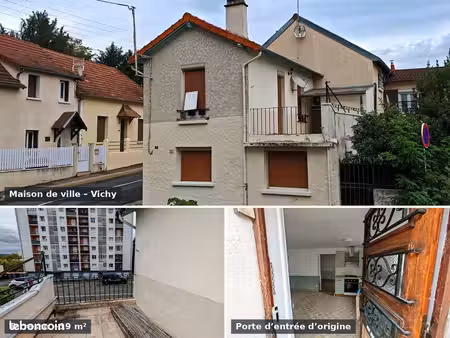 ? maison de ville f4 – 68 m² – terrasse 19 m² – vichy (beauséjour)