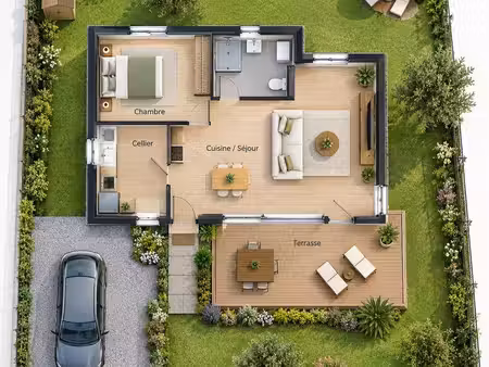maison digne les bains sud avec terrain 400 m²