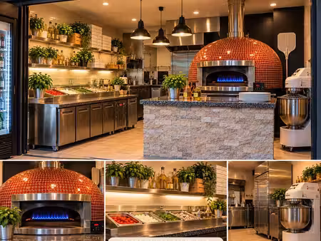 pizzeria équipée ou local commercial