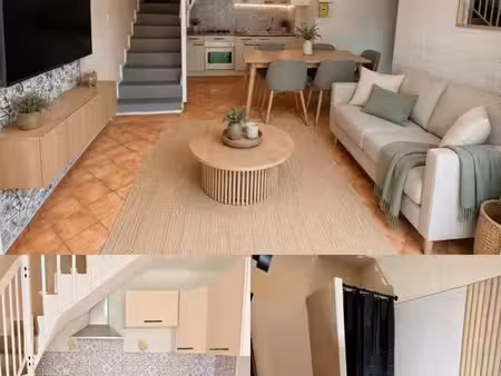 maison jumelée de 65m2 avec jardin de 300m2