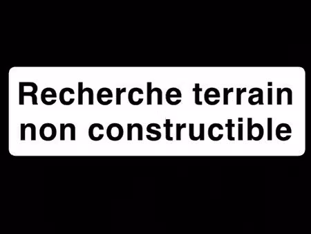 recherche terrain non constructible