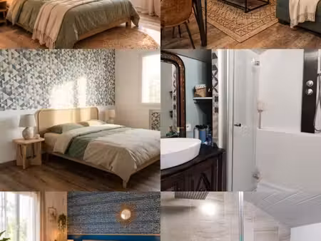 ensemble immobilier de deux maisons jumelées 175m2 et 600m2 de jardin  au total