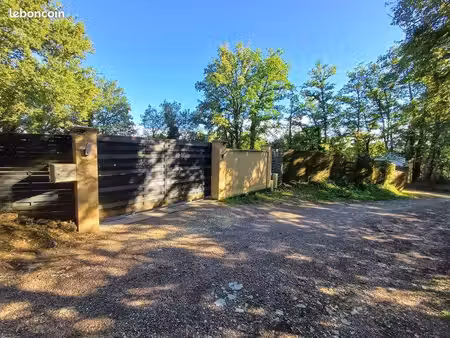 terrain avec mobilhome
