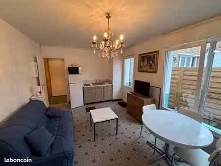 studio meublé 25 m² avec accès jardin – nieppe