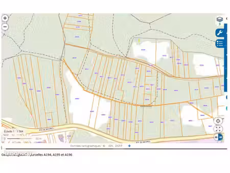 à vendre : terrain boisé non constructible à verrières-le-buisson
