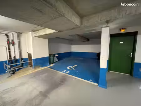 place de parking sécurisée en sous-sol à vendre - boulogne