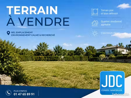 terrain 526 m² clamart
