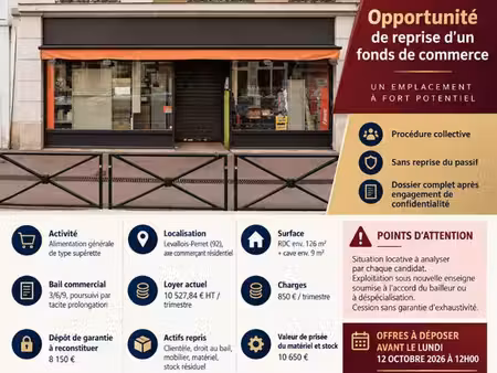 boutique 126 m² levallois perret